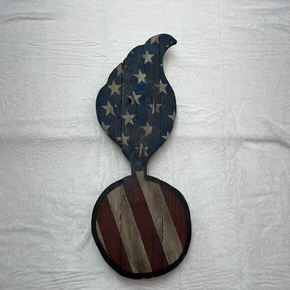 Stars & Stripes AMMO Pisspot IYAAYAS USAF Ordinance Wooden Wall Art Plaque - Picture 1 of 7